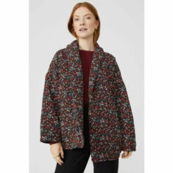 Maine Floral Printed Padded Jacket For Female -Maine New England Shop unnamed file 1018