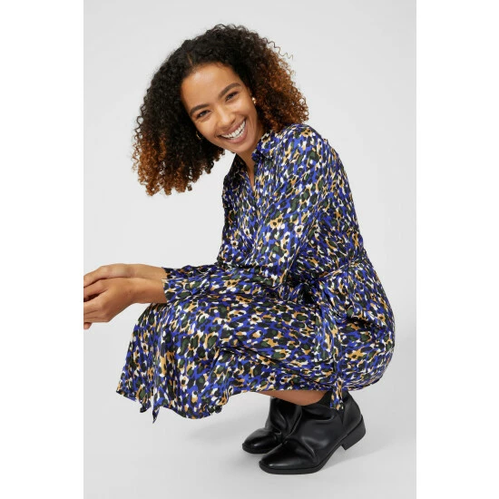 Maine Animal Printed Shirt Dress For Female 7 Maine Animal Printed Shirt Dress For Female - Image 5