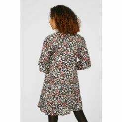 Maine Animal Print Button Through Tunic Dress For Female -Maine New England Shop unnamed file 1061