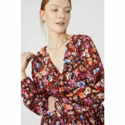 Maine Floral Printed Frill Detail Top For Female -Maine New England Shop unnamed file 1102