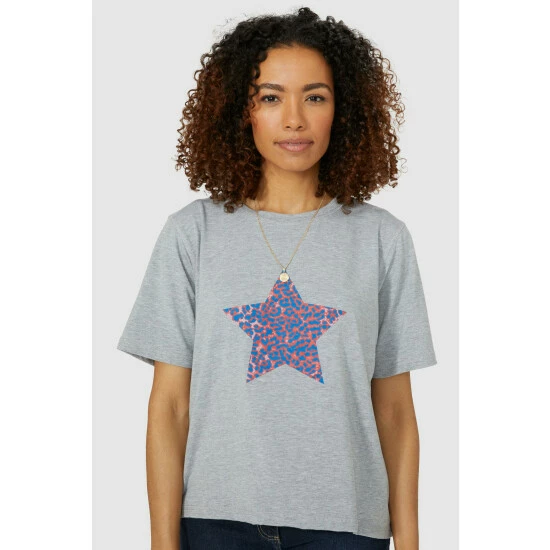 Maine Animal Star Placement Print T-shirt For Female 9 Maine Animal Star Placement Print T-shirt For Female - Image 7