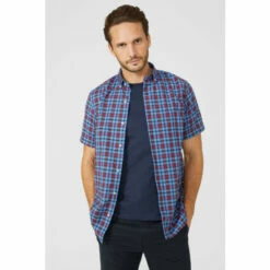 Maine Mini Overcheck Shirt For Male