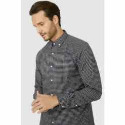 Maine Brushed Double Check Shirt For Male -Maine New England Shop unnamed file 113