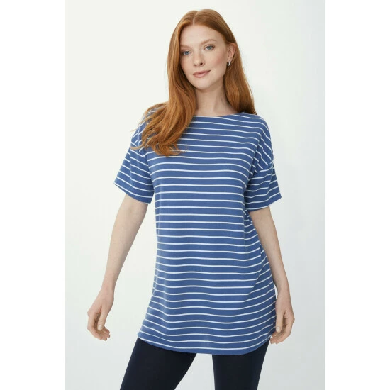 Maine Stripe Scoop Neck Tunic For Female 4 Maine Stripe Scoop Neck Tunic For Female - Image 2