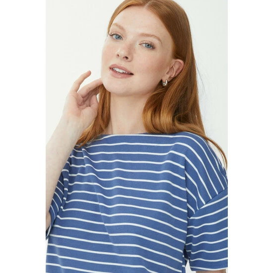 Maine Stripe Scoop Neck Tunic For Female 7 Maine Stripe Scoop Neck Tunic For Female - Image 5