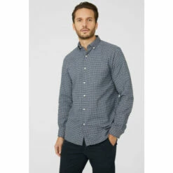 Maine Brushed Double Check Shirt For Male -Maine New England Shop unnamed file 117