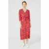 Maine Tie Waist 3/4 Sleeve Floral Print Dress For Female -Maine New England Shop unnamed file 1179