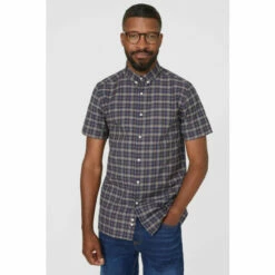 Maine Textured Multi Check Shirt For Male -Maine New England Shop unnamed file 1216
