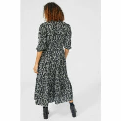 Maine Button Front Tiered Printed Dress For Female -Maine New England Shop unnamed file 1263