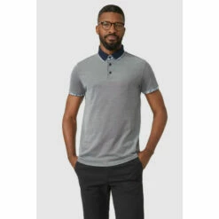 Maine Birdseye Trimmed Polo For Male