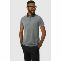 Maine Birdseye Trimmed Polo For Male -Maine New England Shop unnamed file 1285