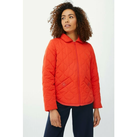 Maine Padded Quilted Jacket With Collar For Female 9 Maine Padded Quilted Jacket With Collar For Female - Image 7