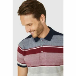 Maine Textured Multi Stripe Polo For Male -Maine New England Shop unnamed file 1311