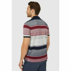 Maine Textured Multi Stripe Polo For Male -Maine New England Shop unnamed file 1312