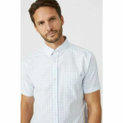 Maine Graph Check Shirt For Male