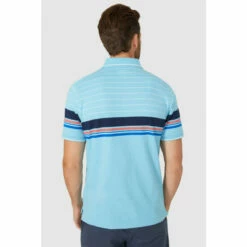 Maine Short Sleeve Chest Stripe Polo For Male -Maine New England Shop unnamed file 1361