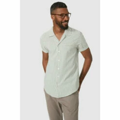 Maine Seersucker Stripe Revere Shirt For Male -Maine New England Shop unnamed file 1370