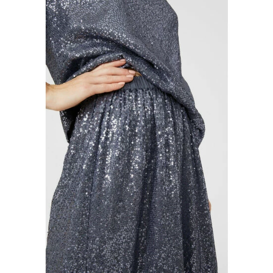 Maine Sequin Fishtail Skirt For Female 5 Maine Sequin Fishtail Skirt For Female - Image 3