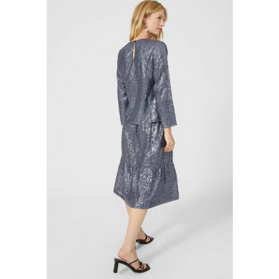 Maine Sequin Fishtail Skirt For Female 6 Maine Sequin Fishtail Skirt For Female - Image 4