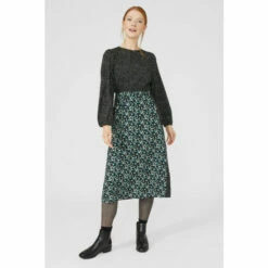 Maine Mix & Match Spot Floral Print Midi Dress For Female -Maine New England Shop unnamed file 1467