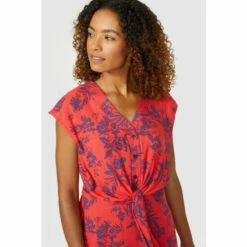 Maine Tie Waist Floral Print Dress For Female -Maine New England Shop unnamed file 1537