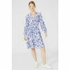 Maine ¾ Sleeve Floral Printed Wrap Dress For Female -Maine New England Shop unnamed file 1541