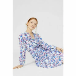 Maine ¾ Sleeve Floral Printed Wrap Dress For Female 15 Maine ¾ Sleeve Floral Printed Wrap Dress For Female -Maine New England Shop unnamed file 1546