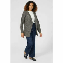 Maine Longline Belted Textured Coatigan For Female -Maine New England Shop unnamed file 1580