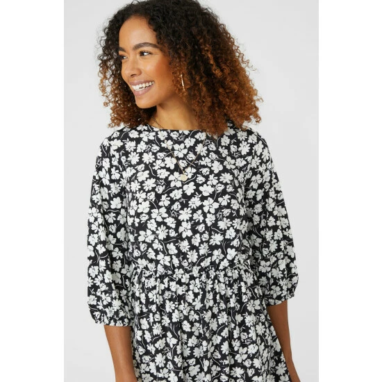 Maine Printed Tiered Midi Dress For Female 5 Maine Printed Tiered Midi Dress For Female - Image 3