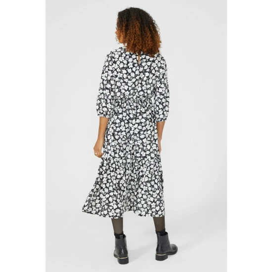 Maine Printed Tiered Midi Dress For Female 6 Maine Printed Tiered Midi Dress For Female - Image 4