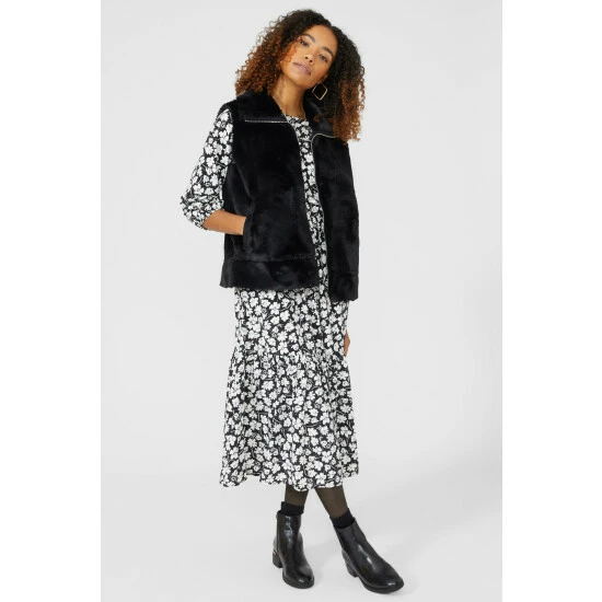 Maine Printed Tiered Midi Dress For Female 7 Maine Printed Tiered Midi Dress For Female - Image 5