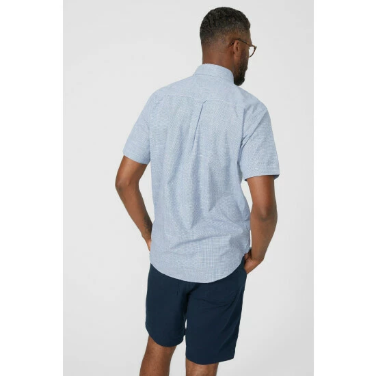 Maine Mini Dogtooth Shirt For Male 6 Maine Mini Dogtooth Shirt For Male - Image 4