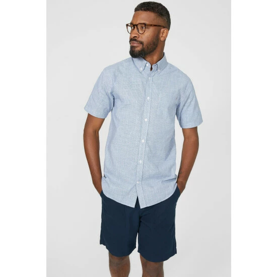 Maine Mini Dogtooth Shirt For Male 8 Maine Mini Dogtooth Shirt For Male - Image 6