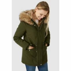 Maine Padded Borg Lined Coat With Fur Hood For Female 13 Maine Padded Borg Lined Coat With Fur Hood For Female -Maine New England Shop unnamed file 1741