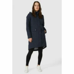 Maine Waterproof Hooded Teddy Fur Lined Coat For Female -Maine New England Shop unnamed file 1747