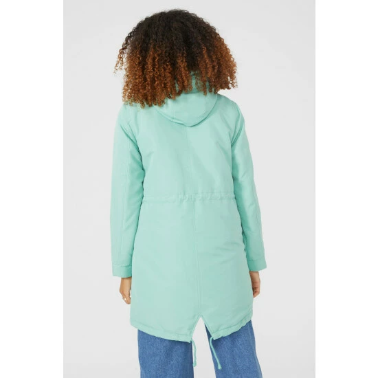 Maine Fleece Lined Hooded Rain Coat For Female 6 Maine Fleece Lined Hooded Rain Coat For Female - Image 4