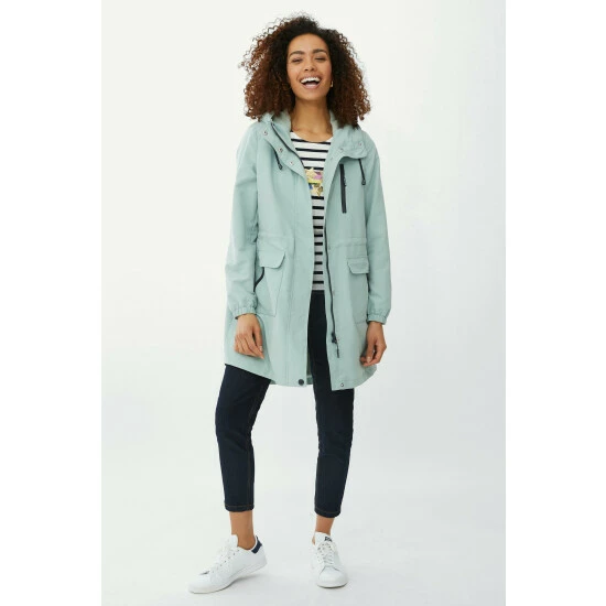 Maine Fleece Lined Raincoat With Hood For Female 7 Maine Fleece Lined Raincoat With Hood For Female - Image 5