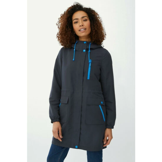 Maine Fleece Lined Raincoat With Hood For Female 11 Maine Fleece Lined Raincoat With Hood For Female - Image 9