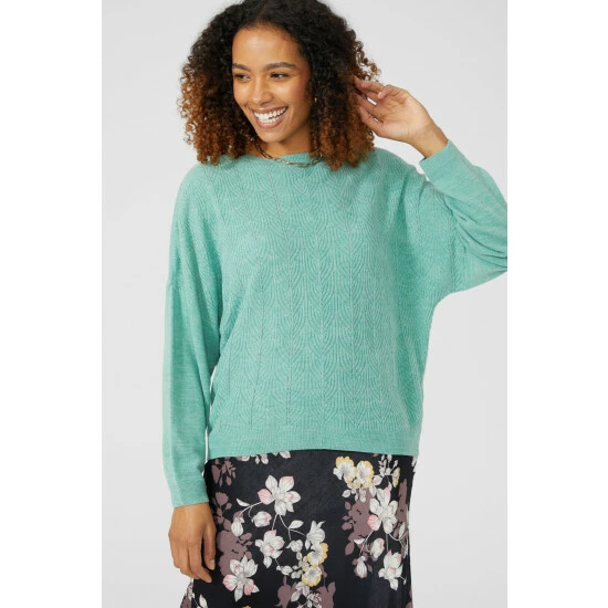 Maine Deco Stitch Dolman Sleeve Ultrasoft Jumper For Female 10 Maine Deco Stitch Dolman Sleeve Ultrasoft Jumper For Female - Image 8