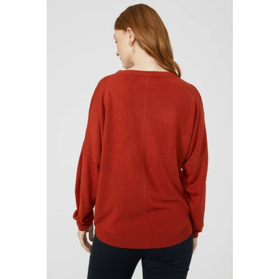 Maine Deco Stitch Dolman Sleeve Ultrasoft Jumper For Female 6 Maine Deco Stitch Dolman Sleeve Ultrasoft Jumper For Female - Image 4