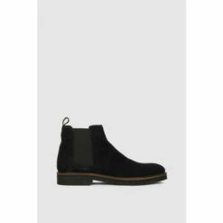 Maine Hampton Suede Crepe Effect Chelsea Boot For Male