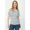 Maine Breton Stripe Scoop Neck T-shirt For Female -Maine New England Shop unnamed file 1864
