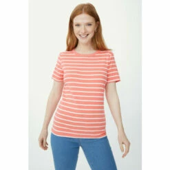 Maine Breton Stripe Scoop Neck T-shirt For Female -Maine New England Shop unnamed file 1876