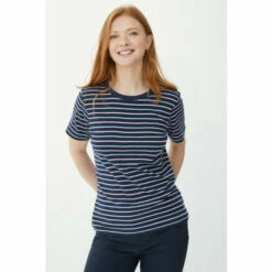 Maine Breton Stripe Scoop Neck T-shirt For Female -Maine New England Shop unnamed file 1883