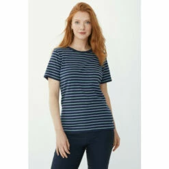 Maine Breton Stripe Scoop Neck T-shirt For Female -Maine New England Shop unnamed file 1884