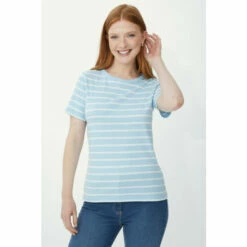 Maine Breton Stripe Scoop Neck T-shirt For Female -Maine New England Shop unnamed file 1886