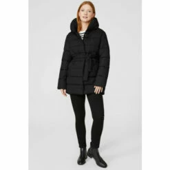 Maine Belted Padded Coat For Female -Maine New England Shop unnamed file 1892