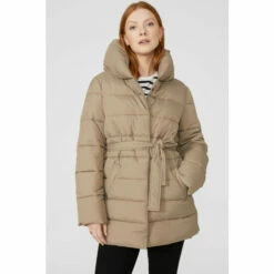 Maine Belted Padded Coat For Female -Maine New England Shop unnamed file 1893