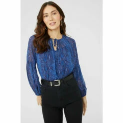 Maine Animal Printed Blouse For Female -Maine New England Shop unnamed file 1906