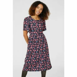 Maine Printed Jersey Midi Dress For Female -Maine New England Shop unnamed file 1912